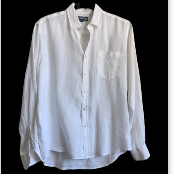 Vilebrequin MEN LINEN SHIRT SOLID - Picture 1 of 1